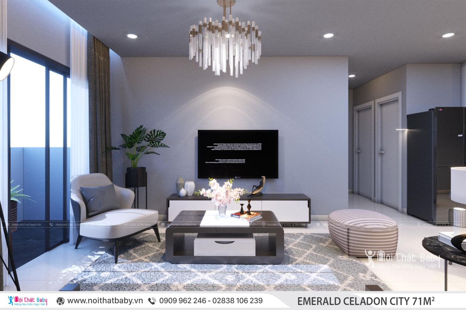 Tổng hợp các mẫu thiết kế nội thất Chung cư Emerald Celadon City